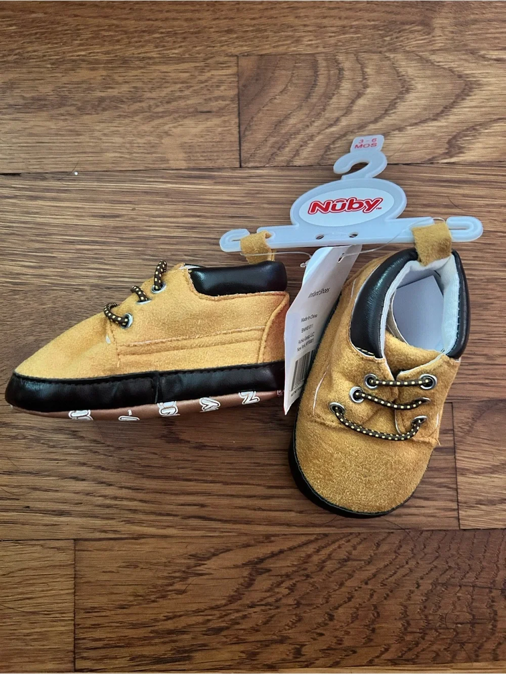 Kids Mustard Yellow Suede Lace-Up Shoes